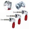 3 Stück GH-36202M Kniehebelspanner, 91kg 200lb Haltekraft Druck-Zug-Wirkung Handwerkzeuge Für Holzbearbeitung und Schweißen