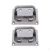 2x Stainless Steel Marine Flush Fitting Lifting Pull Hatch Lift Handle