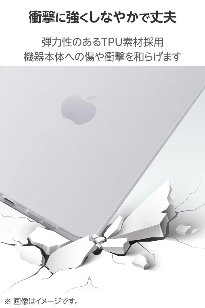 Elecom IPad mini Pro Mini Měkké TPU (A17 2024) (6. generace) Pouzdro, Kryt, Obal s obepínacím designem, Průhledný, TB-A25SUCCR