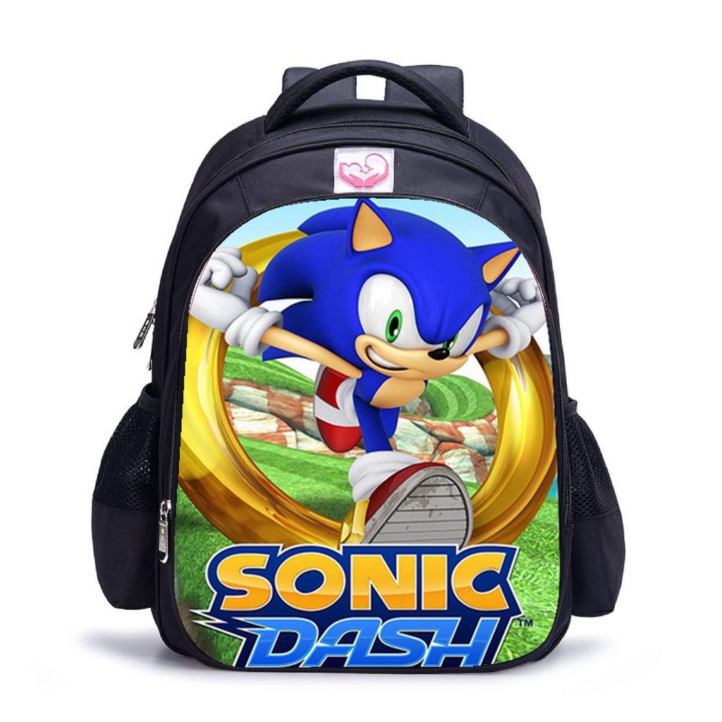 Sonic Schülerrucksack Große Kapazität Wasserdicht und Verschleißfest Kinderrucksack