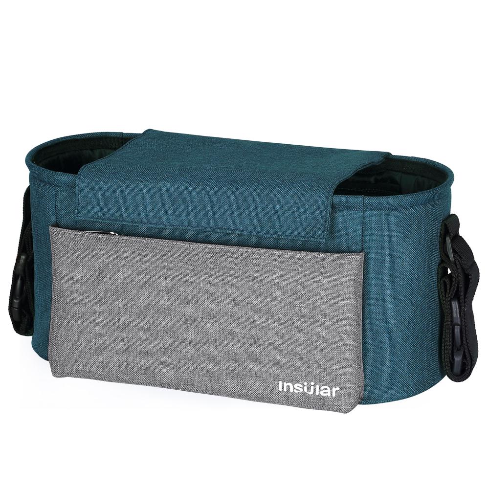 Organizator pentru cărucior pentru copii, geantă de călătorie pentru agățat Accesorii pentru suport pentru sticle