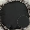 Winter-Katzenbett aus Plüsch, rundes Katzenkissen, Katzenhaus, 2-in-1, warmer Katzenkorb, Haustier-Schlafsack, Kätzchennest, Zwinger für kleine Hunde und Katzen