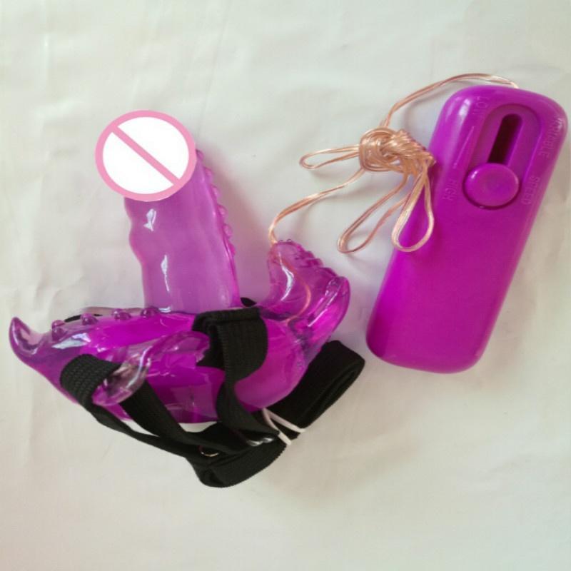Portable Wearable 70*25mm Masturbation Butterfly Dildo Vibrators For Women Vaginal Massage G Spot