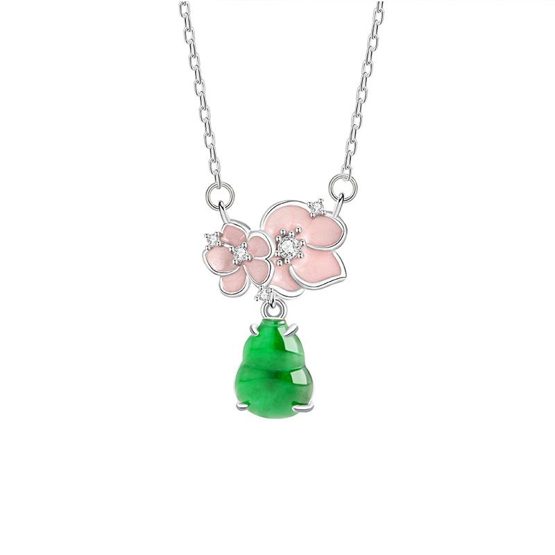 S925 Silver Star Jewelry Set, Natural Crystal Necklace Ring Earrings for Women 925 silver