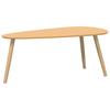 Vidaxl Coffee Table Set, 2 Pcs, Brown, Solid Pine Wood