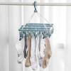 32 Clip Folding Clothes Hanger Towel Drying Clips Plastic Hanging Drying Rack for Clothes Underwear Socks Gloves
