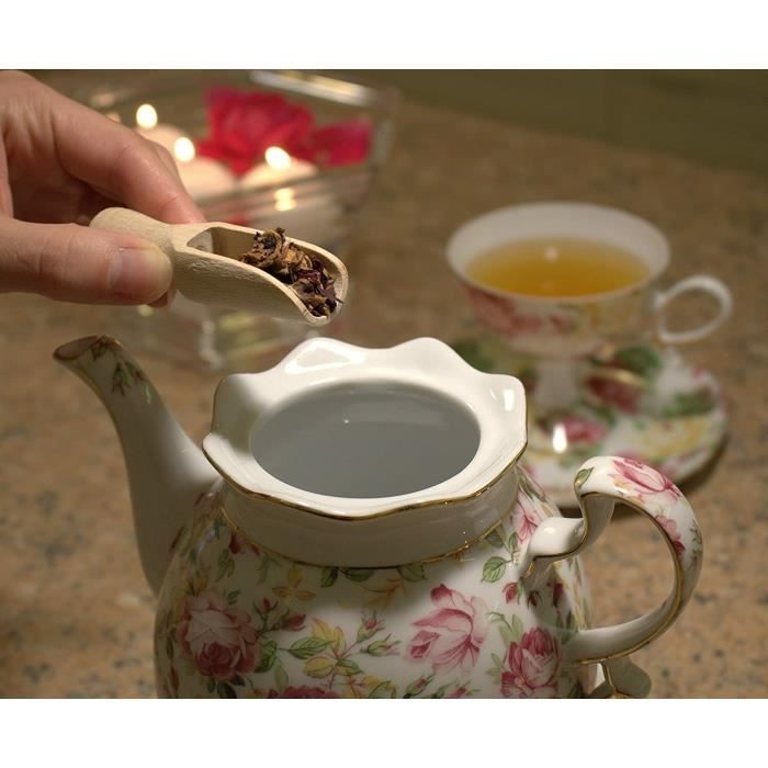 Efo Ensemble De 3 Petites Cuillères En Bois - Pelles À Sel Et À Épices En Bois - Cuillère À Graines En Bois - Petite Taille 8 Cm