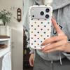 For iPhone 17ProMax Fashion Coloful Circular Dots Laser Glitter Case for iPhone 13 14 16 15 Pro Max Shockproof Protective Cover
