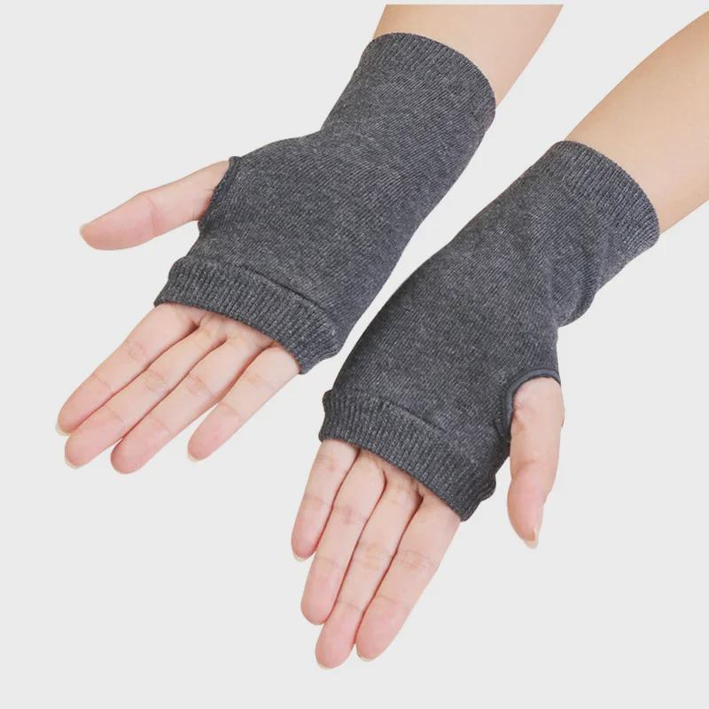 Unisex Winter Warm Fingerless Gloves for Typing, Writing, and Mobile Use