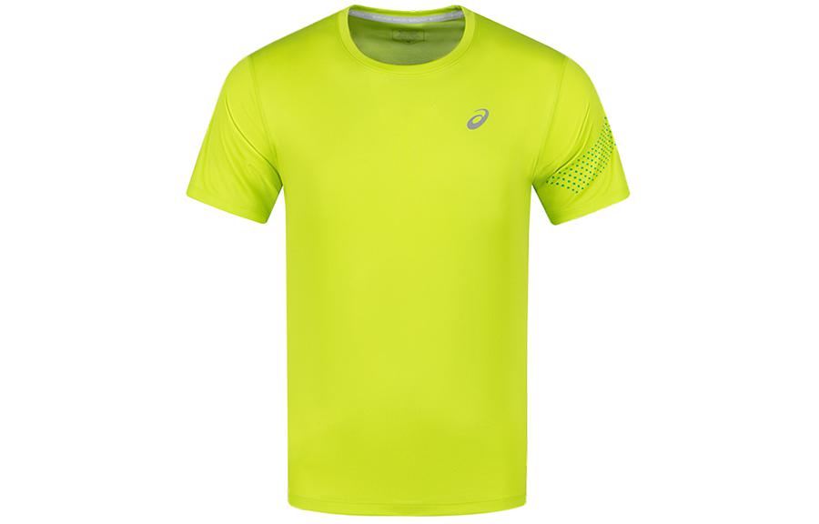 ASICS T Shirts Men s Green Crew Neck Moderate 2011C836-302 M