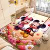 1PC Disney Minnie Mickey Mouse Print Carpet for Living Room Bedroom Kid's Room Home Decor Non-slip Mat Area Rug Luxury Gift