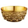 Brass Fortune Treasure Basin Bright Golden Tone Decorative Offering Bowl Home Office Desktop Tabletop Decoration
