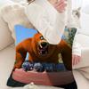 Grizzly And Lemmings Pillow Gift Home Office Decoration Bedroom Sofa Car Cushion Cover case 45x45