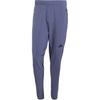 Adidas Solid Color Elastic Waist Mid Rise Tapered Casual Pants Men Bottoms Gray IY1126