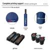 Three-Fold 20-Rib Black Glue Automatic Windproof Sun and Rain Umbrella for Customization