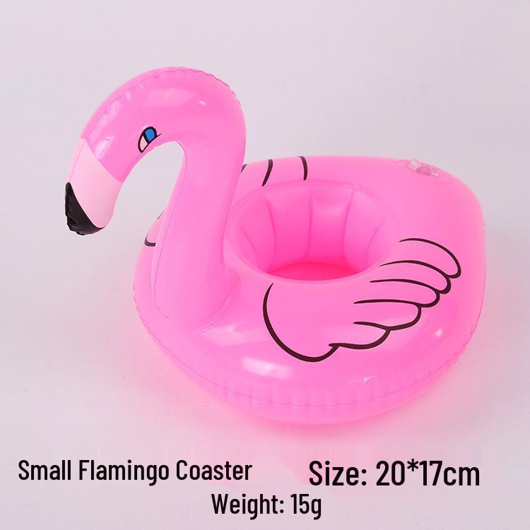 Available: Inflatable Cup Holders - Flamingo, Donut, Lemon, Watermelon, Pineapple, Crab, and Heart.