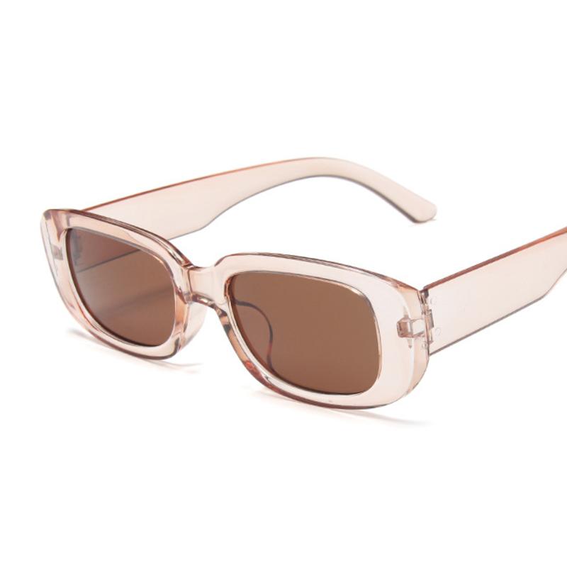 

Latest Square Sun Glasses Women Luxury Travel Small Rectangle Sun Glasses Fashion Vintage Eyewear UV400 Oculos De Sol As the picture shown
