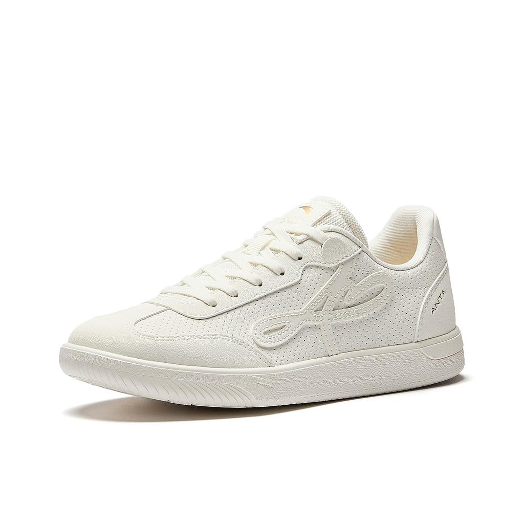 Anta Classic Thin Sole Ballet Style Casual Shoes Women Casual Shoes White 922618009-2