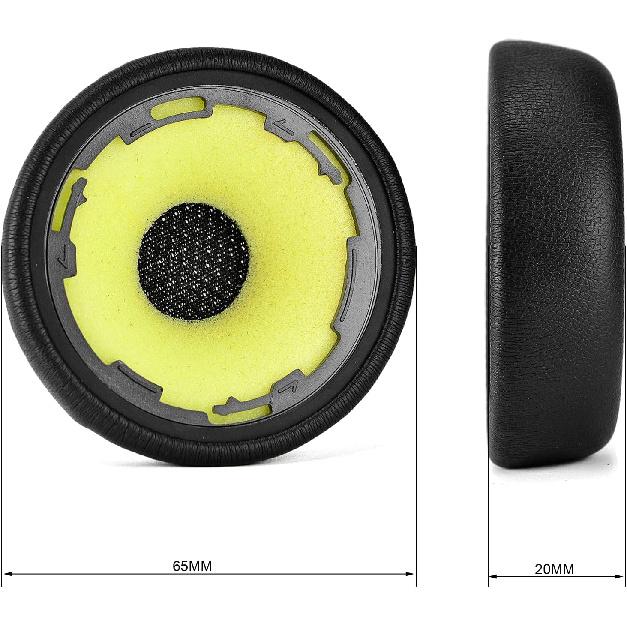 Амбушюры для Evolve 75 - Запасная амбушюра defean, совместимая с наушниками Jabra Evolve 75 75+ 75 UC / 75 MS / Амбушюры содержат пластиковые клипсы,(Ухо