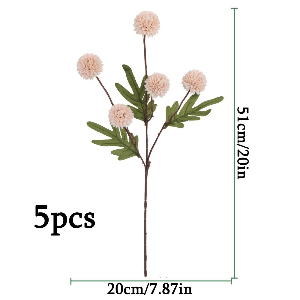 

5pcs Faux Silk Mums Artificial Flowers Bulk Fake Small Mini Chrysanthemums with Stems Centerpieces Floral Arrangements Vase Fillers Home Decorations 5pcs Beige