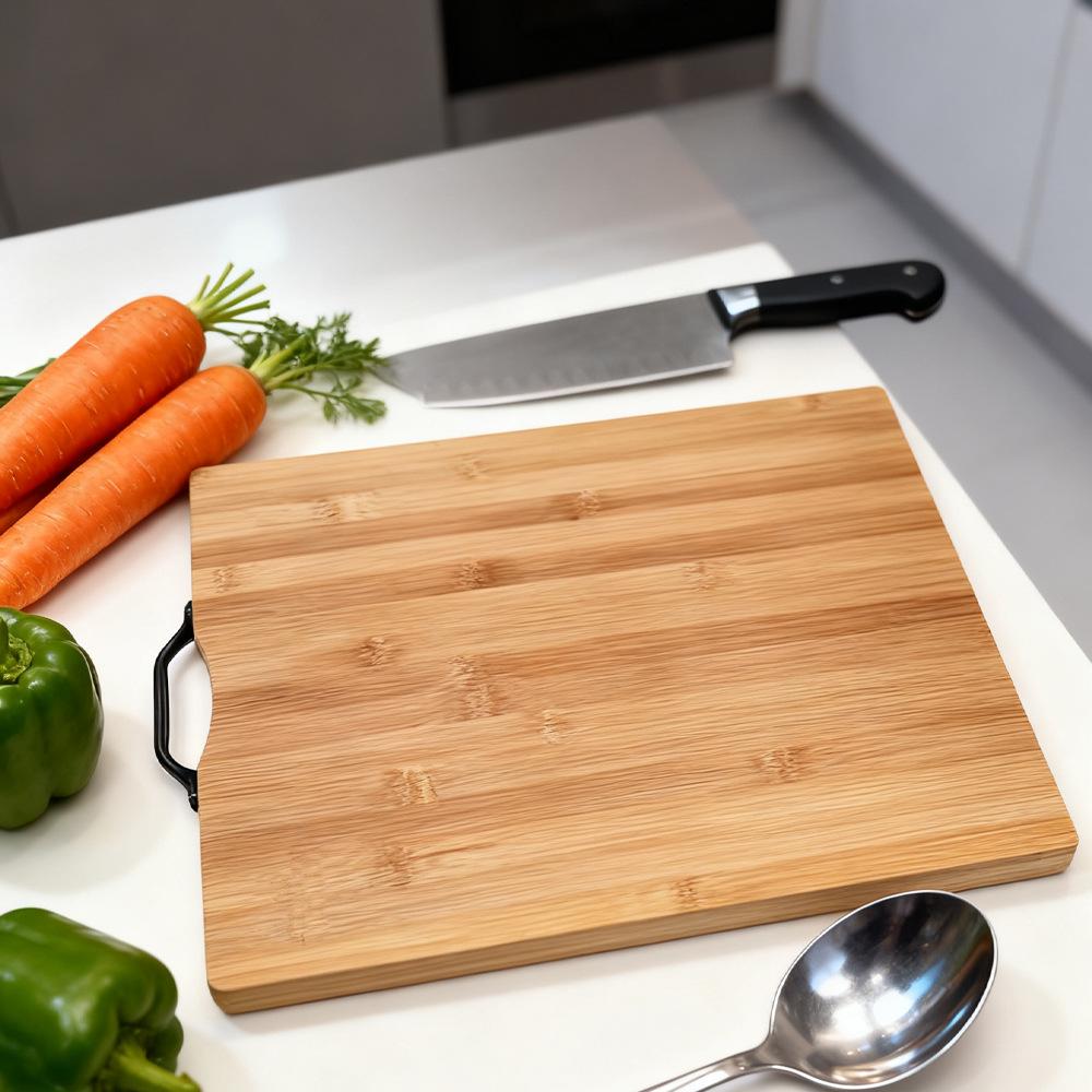Large Double-Sided Bamboo Cutting Board for Kitchen