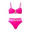 Hot-Selling Sexy Solid Color Split Bikini Swimwear for Women