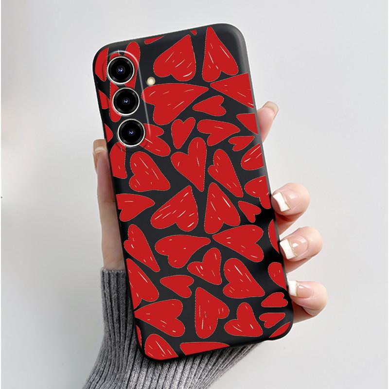 New Design Phone Case For ZTE Blade V80 Max/Nubia V80 Max Jelly Black Anti-scratch Soft Casing Colorful Rosy Cloud Pattern Shell