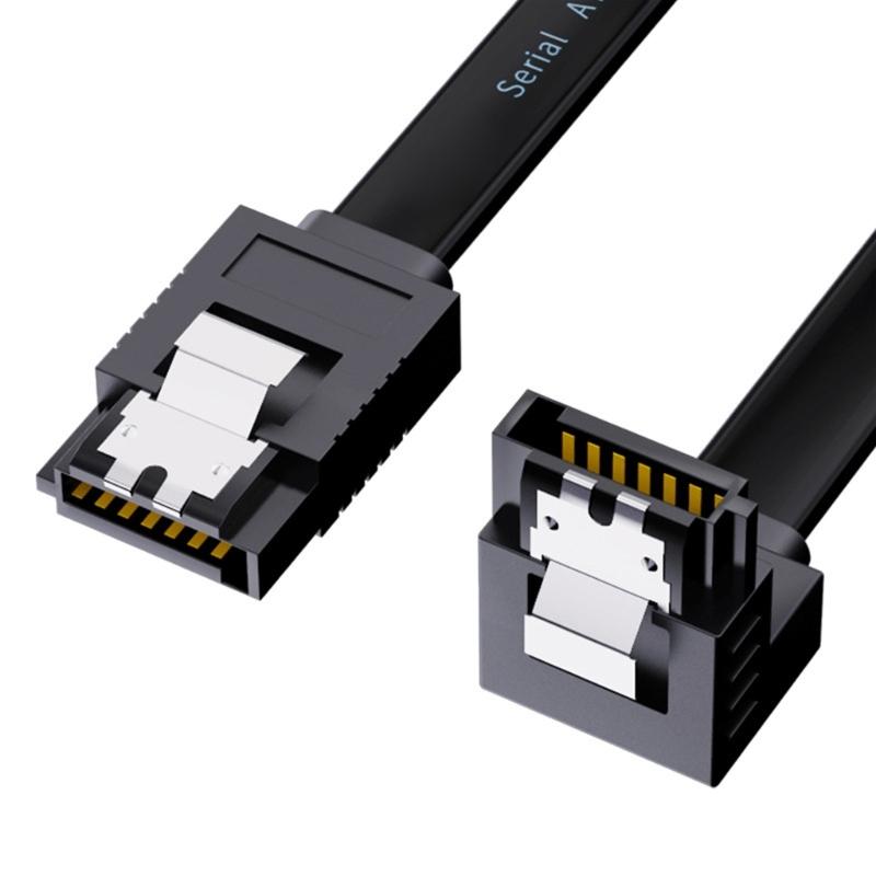 

SATA3.0 Hard Disk Data Cable Flexible 6Gbs Cable Hard Disk Drive Cord Fast Transmission Cable for PC Desktop
