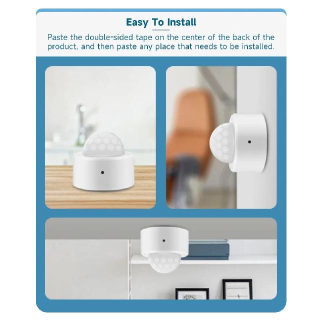 Tuya Zigbee PIR Motion Sensor Human Body Infrared Detector Home Security Alarm Movement Detection Sensor Works With Smart Life