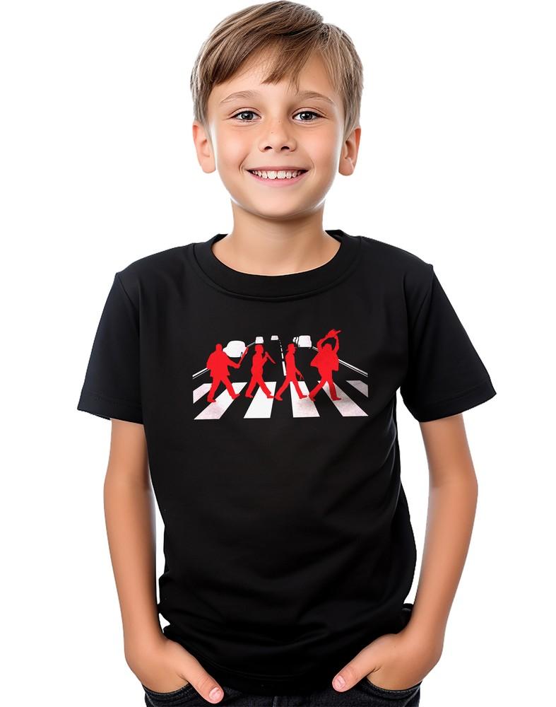 Abbey Road Horror t-shirt - Funny Twist on a Classic! Join the spooky side with