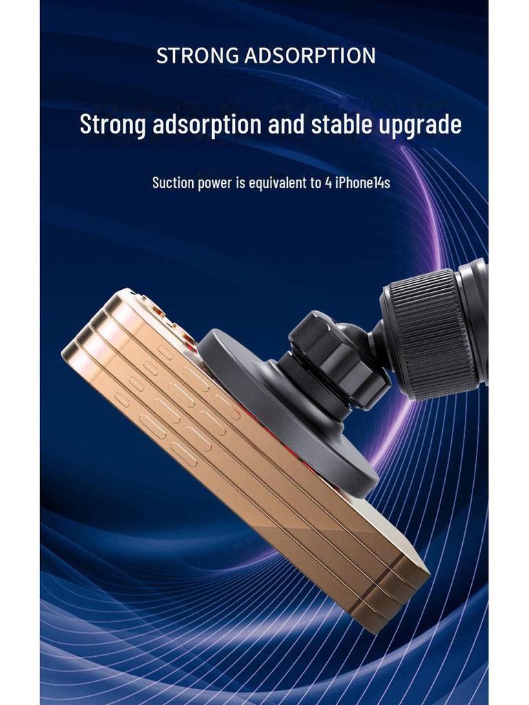 MagSafe Magnetic Car Phone Holder with 360° Rotation for Dashboard and Air Vent Navigation