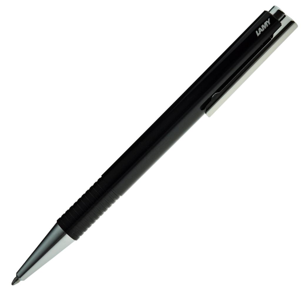 Lamy Ballpoint Logo Officially Imported Pen, Oil-Based, Plus, Black, L204MPL-BK,
