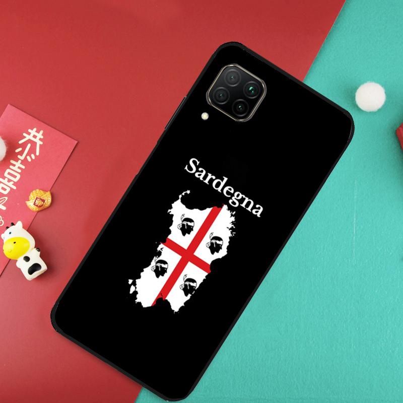 

Flag of Sardinia For Huawei Nova 7i 8i 3i 11i Nova 10 9 SE 5T Y60 Y70 Y90 Y61 Y91 P20 P40 Lite P30 Pro Case Huawei Nova Y60