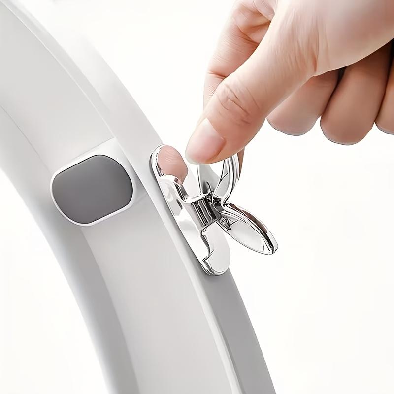 1PC toilet lid handle, blade shape self-adhesive easy installation tool, multi-purpose handle without dirty hands