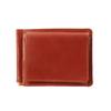 Glenroyal Money Clip with Coin a Compact Bifold Wallet with Coin Purse and Card Made from Genuine Bridle Leather and Cowhide Leather In the Oxford Tan