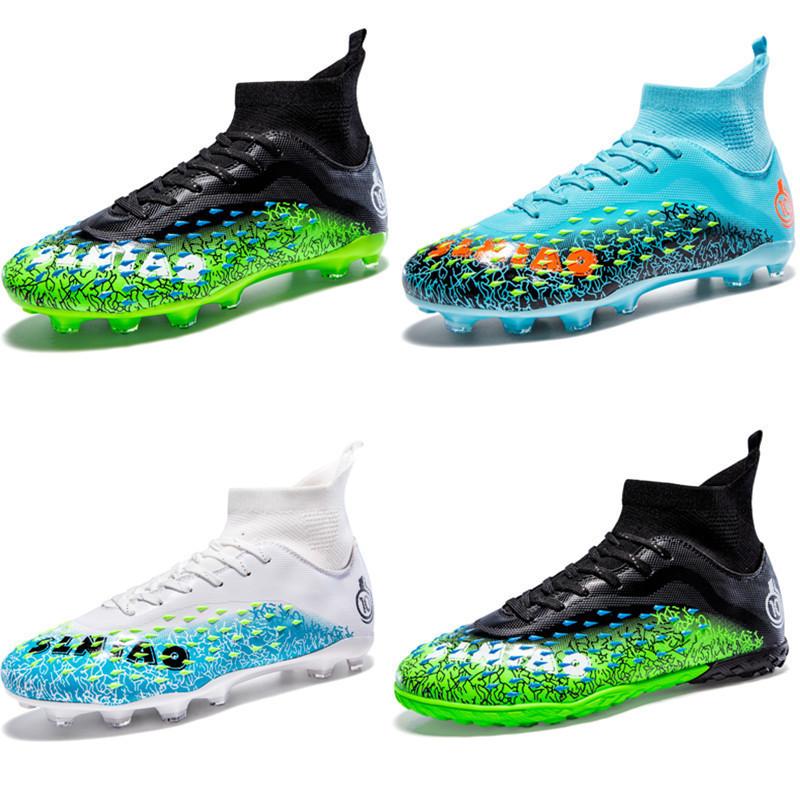 Broken Training Shoes Men's Price Ping High-top Student Game Nails Adult Excellent Youth Football Shoes Long Nails