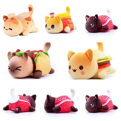 Bun Fries Hamburgers Bread Plush Toy 25cm
