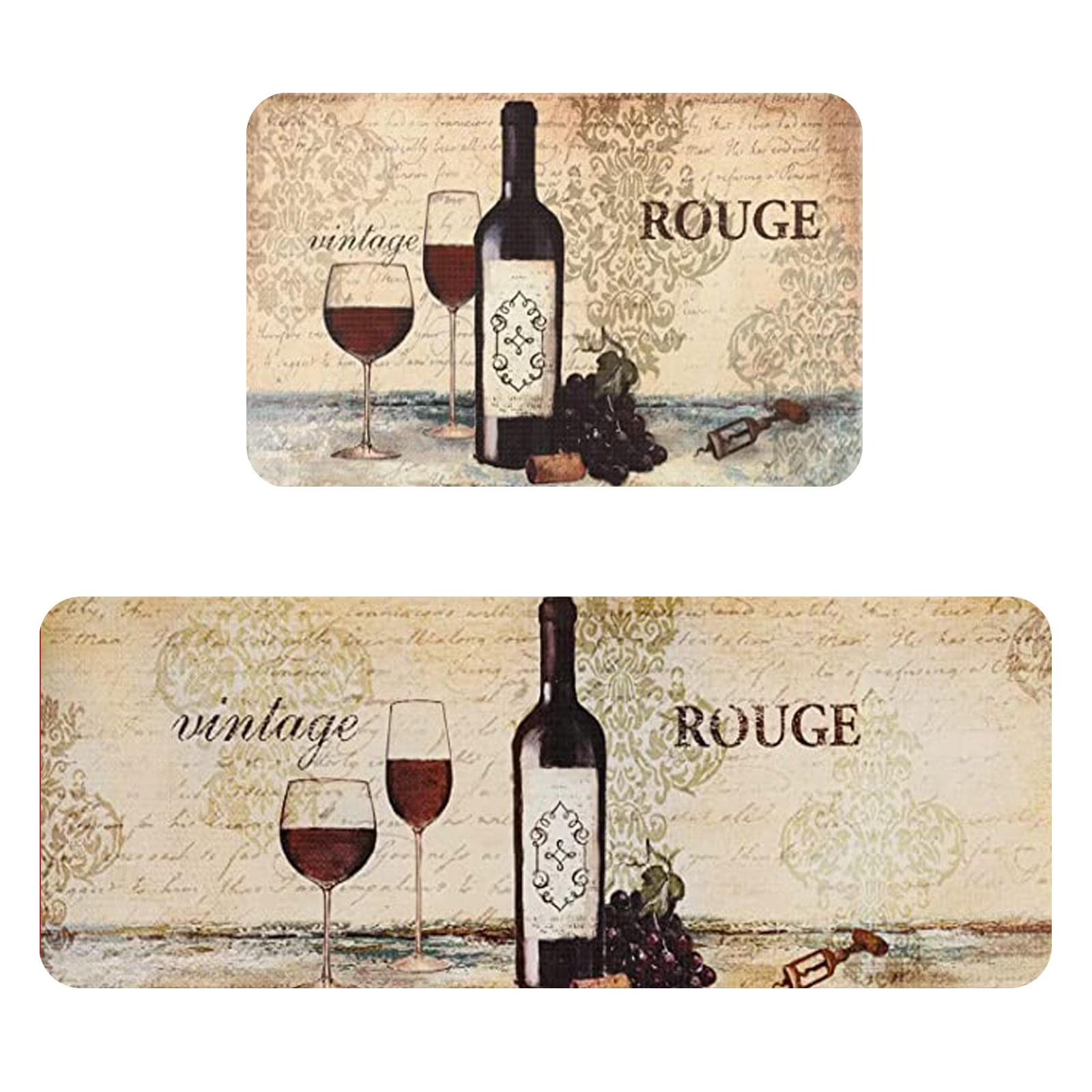 

Fall Kitchen Mats Sets 2 Piece Cushioned -Fatigue Comfort Mat For Home Ergonomically Engineered Memory Foam Kitchen Rug Non- One Size