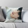 Jungkook Square Pillowcase Polyester Linen Velvet Pattern Zip Decorative Sofa Seater Cushion Cover