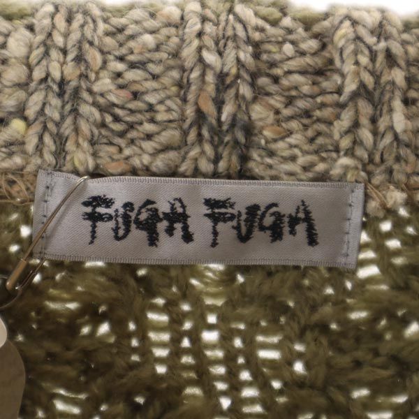unused FUGA FUGA made in Japan Long sleeve wool blend sweater Women Used