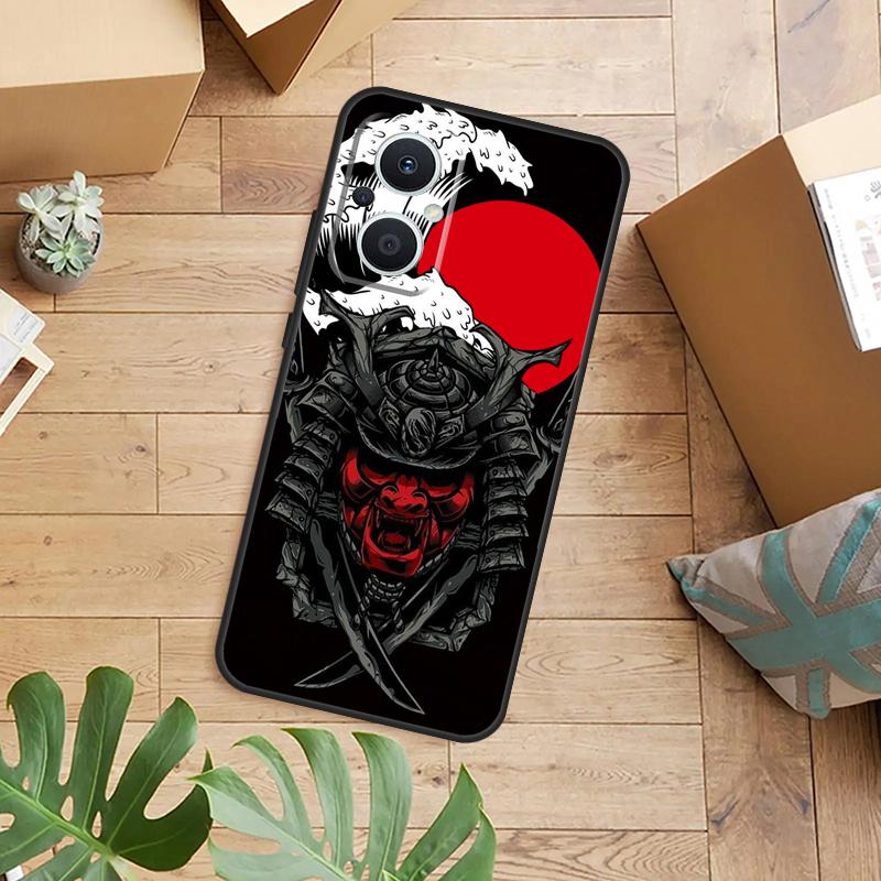 Anime Japanischer Samurai Handyhülle Für OPPO Reno 14 12 11 13 F 10 Pro 8T 8 Lite OPPO Find X9 X8 X6 X5 Pro Rückseite