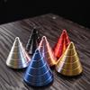 Konischer Metalllegierungs-Kreisel Handkreisel Fingerspitzen-Stressabbau Erwachsenenspielzeug Schreibtisch EDC Antistress Kreatives Geschenk
