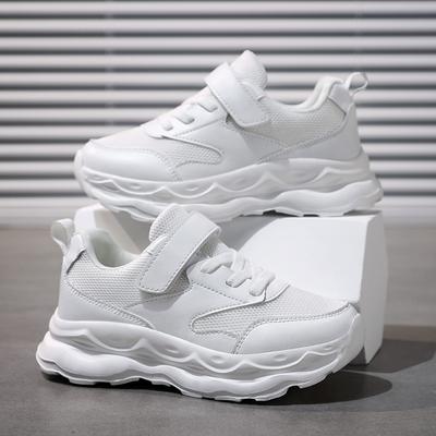 Girls Breathable Children's Shoes Little White Shoes Campus Sports Shoes Internet Celebrity Mesh Boys Classmates 2025 Explosion