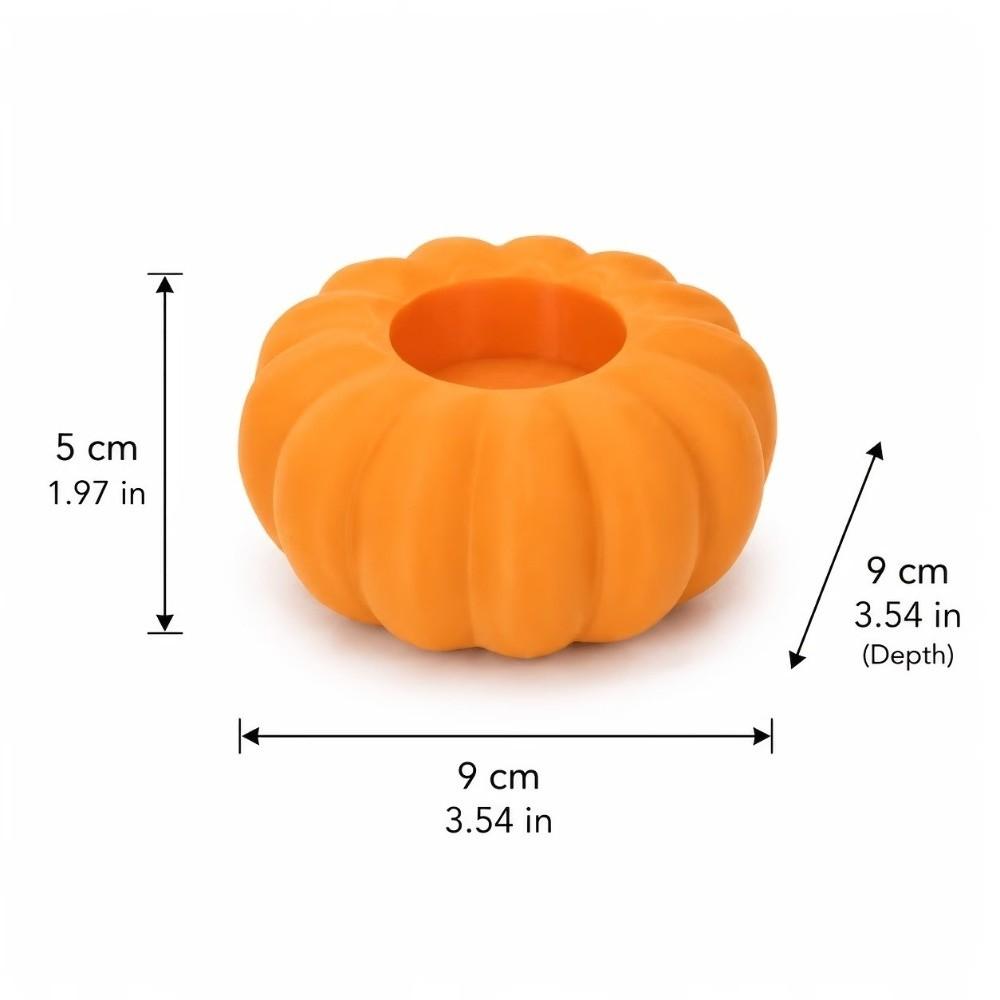 3D Printed Pumpkin Tealight Holder Vintage Ambient Candle Stand Tabletop Candlestick Living Room