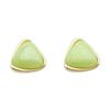 Korean Style Candy Color Resin Oval Stud Earrings - Sweet, Simple, Versatile, Fairy Fresh Design