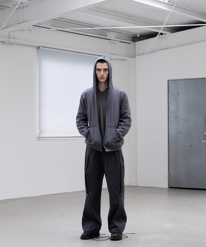 Formlich Cable Hoodie Zipup/Charcoal