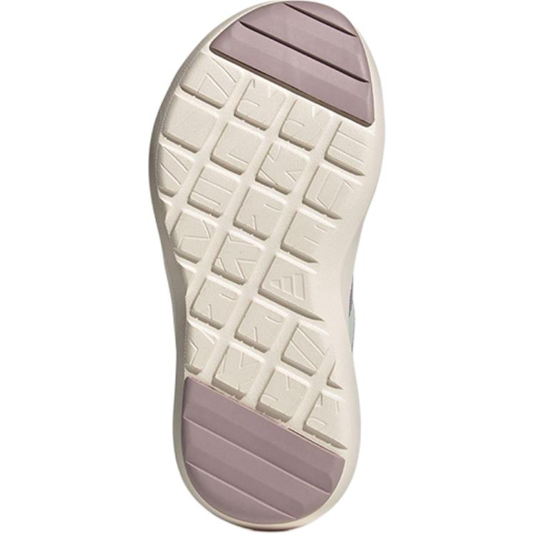Adidas Terrex Boat C Comfortable Non-Slip Durable Low-Top Outdoor Shoes Kids Shoes Purple Green JS0732