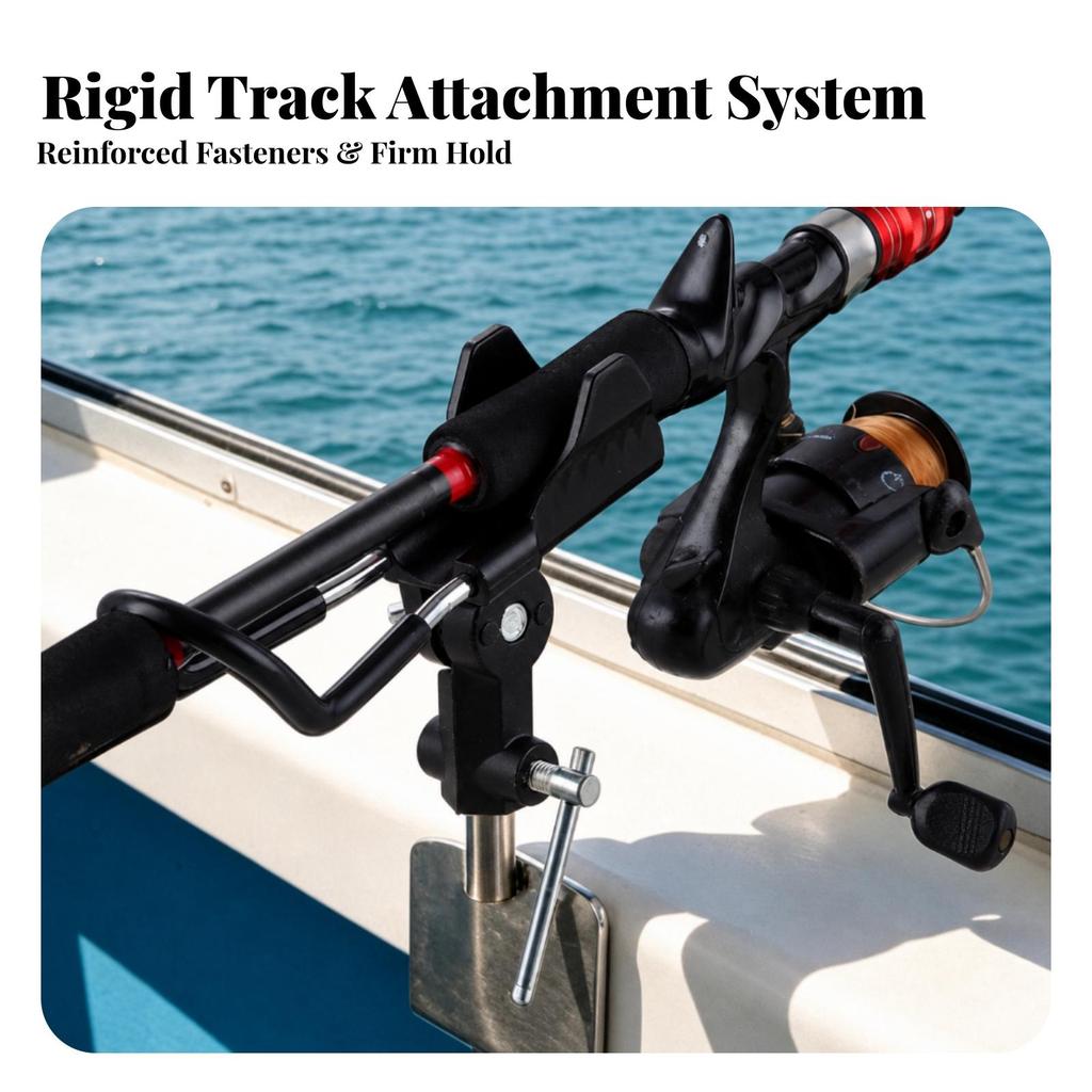 Fishing Accessory Compact Boat Rod Holder with Clamp Base Heavy Duty |