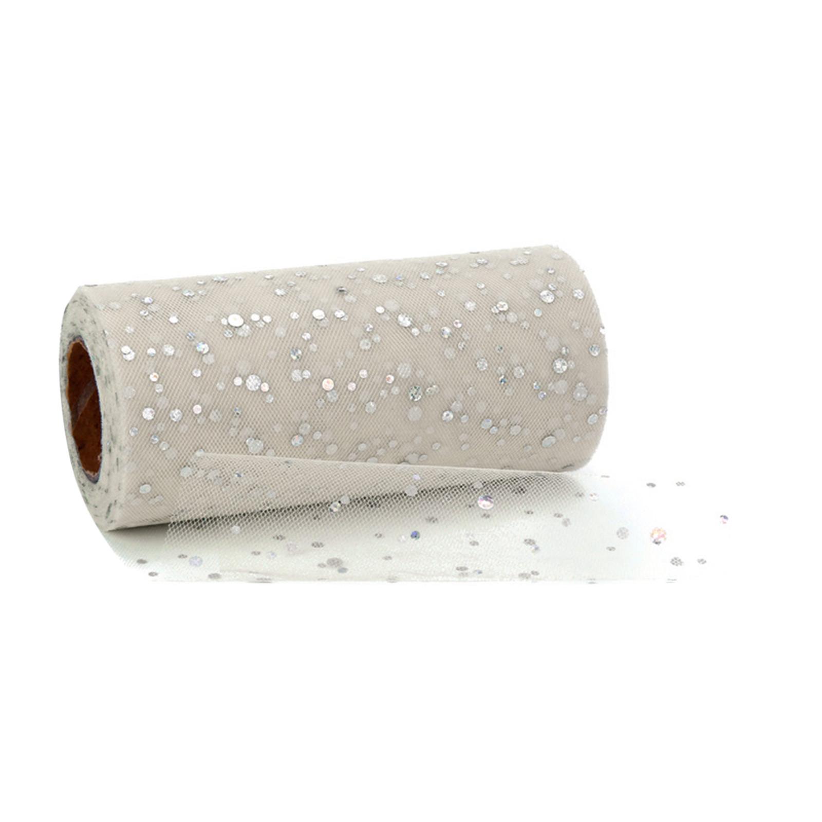 

Полиэстеровая лента с фольгой в каждом рулоне для упаковки и украшения венков Swags Bows One Size белый