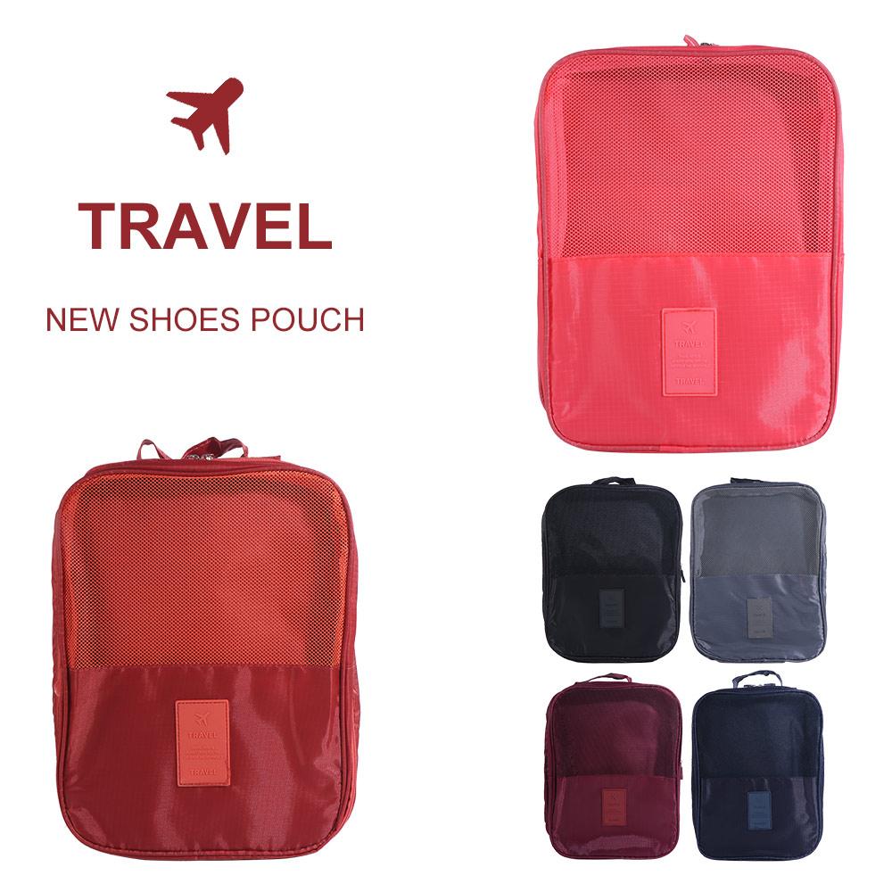 Waterproof Shoes Storage Bag Double-Layer Underwear Clothes Bag Multifunction Shoes Organizer Home